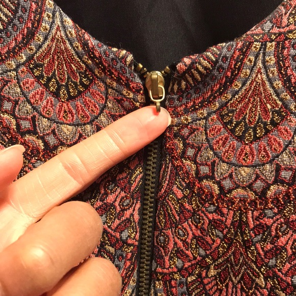Zara Trafaluc Tapestry Mini Dress - Picture 4 of 7